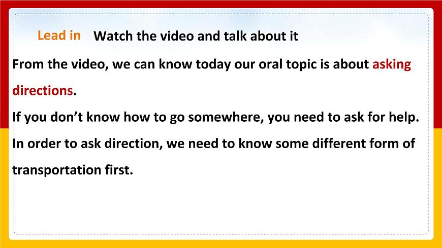 Unit 5 Sport Period 4 Speaking & writing 課件第6頁