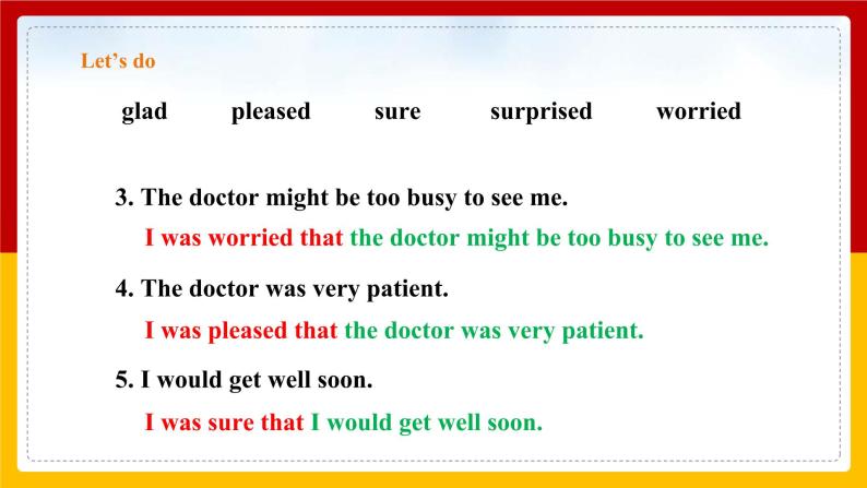 Unit 6 Caring for your health Period 3 Grammar课件PPT07