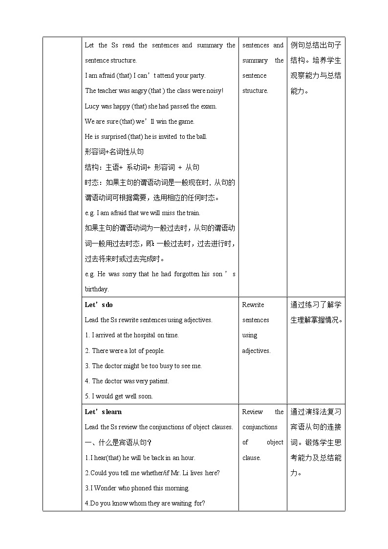 Unit 6 Caring for your health Period 3 Grammar 教案第2页