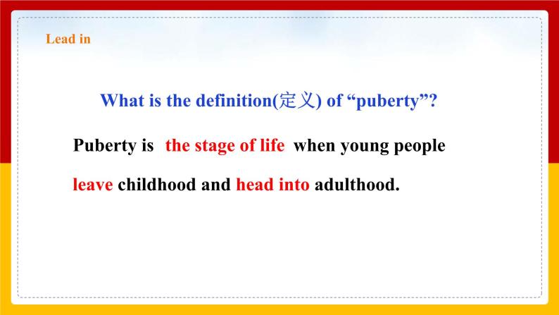 Unit 6 Caring for your health Period 4 Speaking & writing课件PPT04