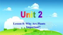 冀教版八年级下册Lesson 8 Why Are Plants Important?教学演示ppt课件
