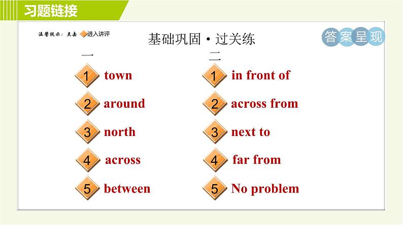 人教版七年级下册英语 Unit8 Period 2 Section A (2d-3c) 习题课件第2页