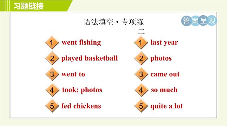 人教版七年级下册英语 Unit11 Period 3 Section A Grammar Focus 习题课件03