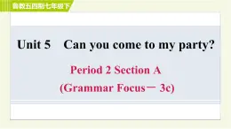 鲁教五四版七年级下册英语 Unit5 Period 2 Section A(Grammar Focus－ 3c) 习题课件