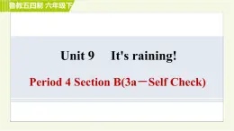 鲁教五四版六年级下册英语 Unit9 Period 4 Section B(3a－Self Check) 习题课件