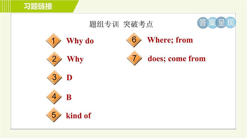 鲁教五四版六年级下册英语 Unit7 Period 2 Section A (Grammar Focus-3c) 习题课件03