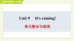 鲁教五四版六年级下册英语 Unit9 单元整合与拔高 习题课件