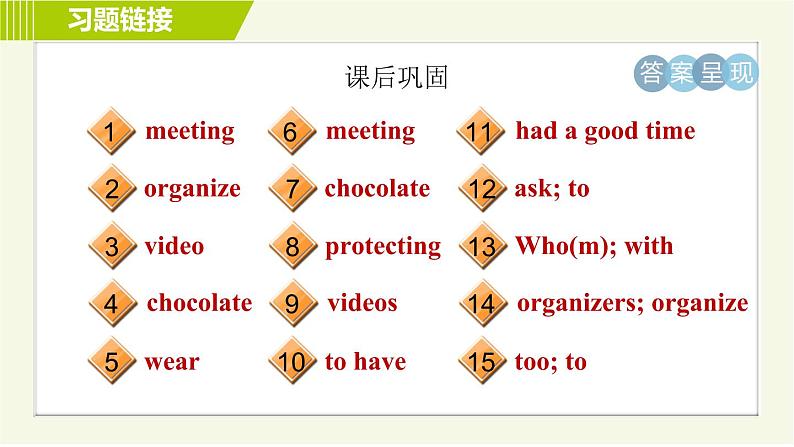 鲁教五四版七年级下册英语 Unit6 习题课件04