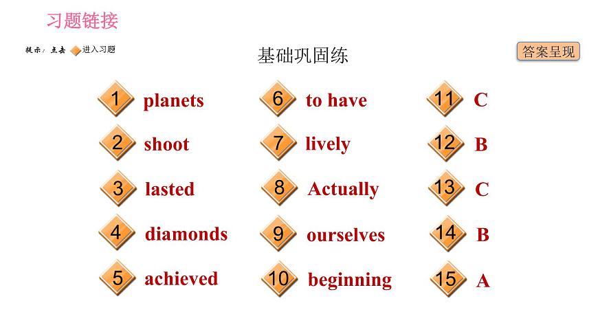 滬教牛津版七年級(jí)下冊(cè)英語(yǔ) Unit8 課時(shí)2 Reading II 習(xí)題課件第2頁(yè)