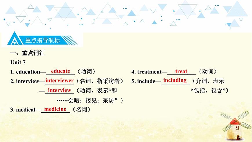教材知識梳理—八年級下冊 Units 7~8第4頁