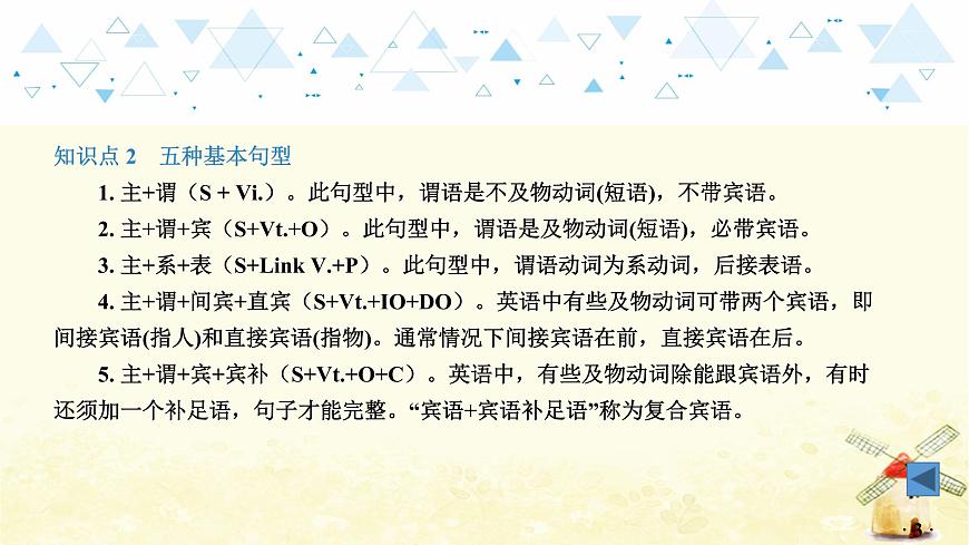 語法專項復(fù)習(xí)—英語的句子類型和五種基本句型第4頁