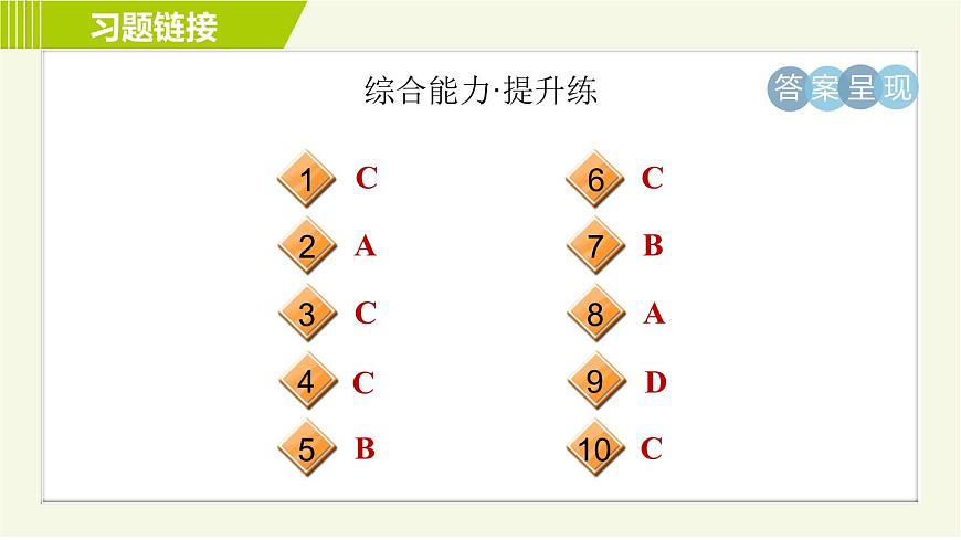外研版七年級(jí)下冊(cè)英語(yǔ) Module8 Period 2 Unit 1 A 習(xí)題課件第4頁(yè)