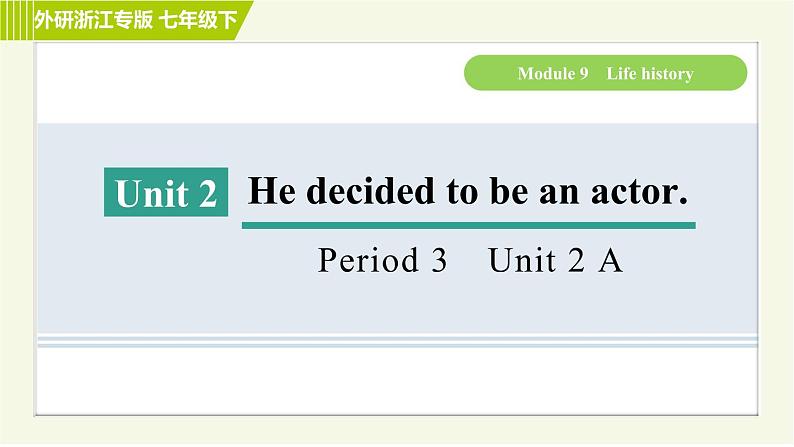 外研版七年级下册英语 Module9 Period 3 Unit 2 A 习题课件01