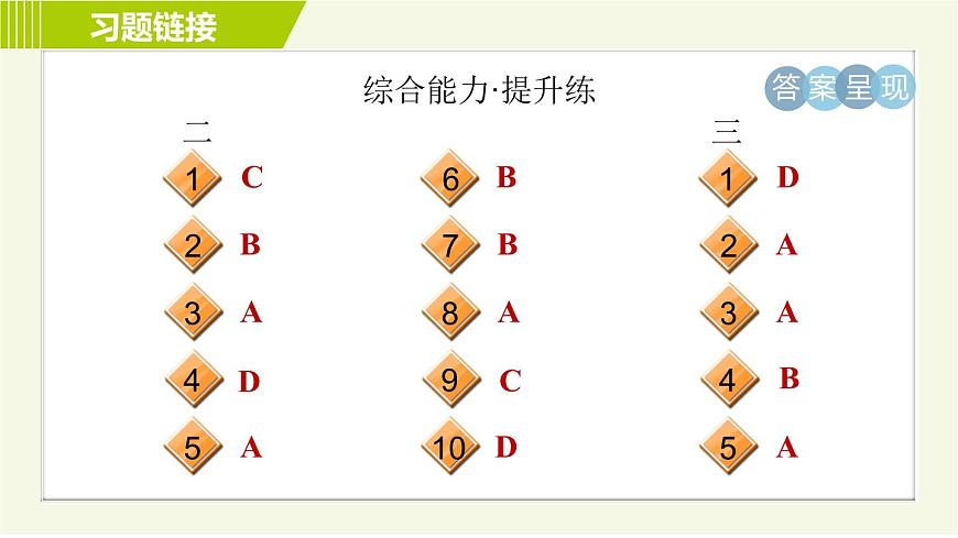 外研版七年級下冊英語 Module11 Period 1　Unit 1 A 習(xí)題課件第5頁