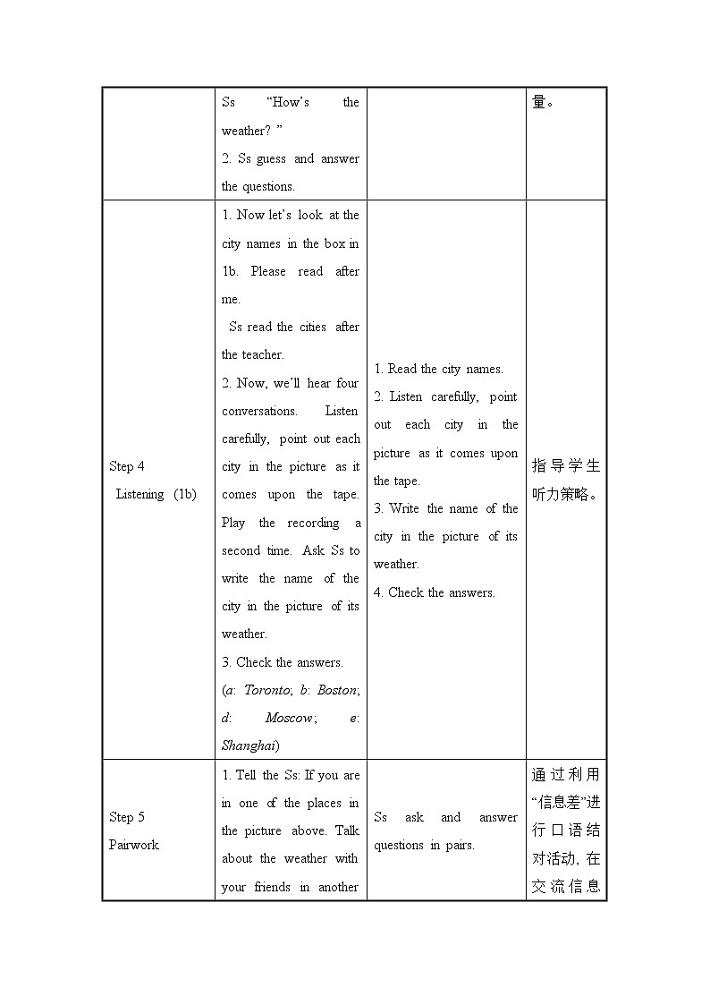 人教初中英语七年级下册——Unit 7 Section A(1a---2d)教案03