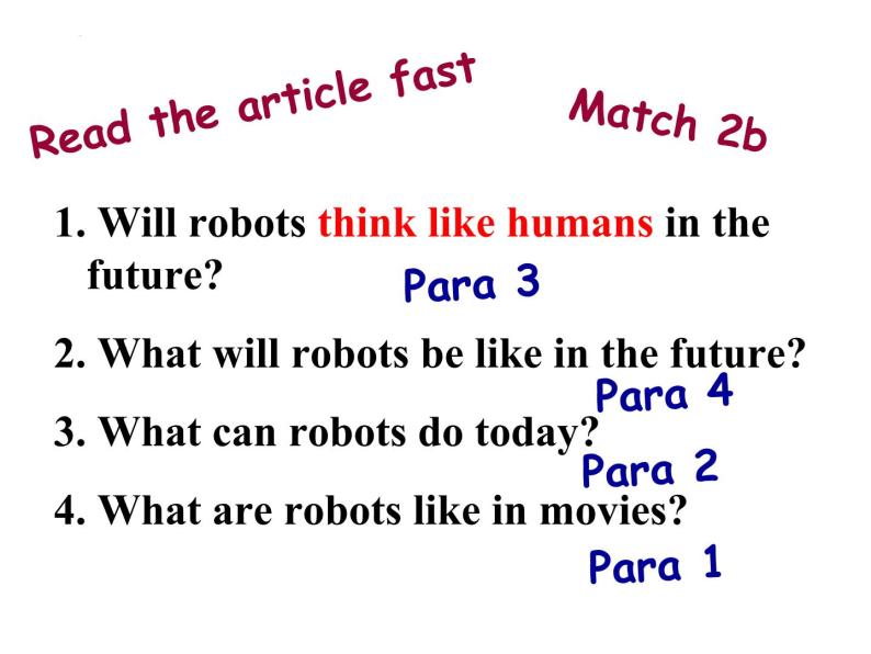 Unit3Willpeoplehaverobots？(SectionB2a-2e）课件鲁教版英语七年级下册03