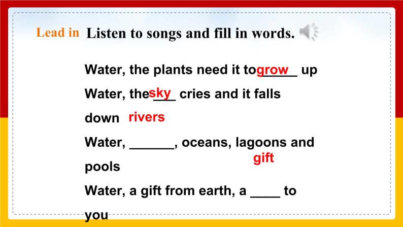 Unit 5 Water Period 5 More practice & culture corner课件PPT+教案+学案+练习03