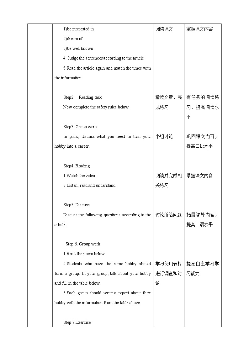 Unit 8 From hobby to career Period 5 More practice & culture corner课件+教案+学案+练习02