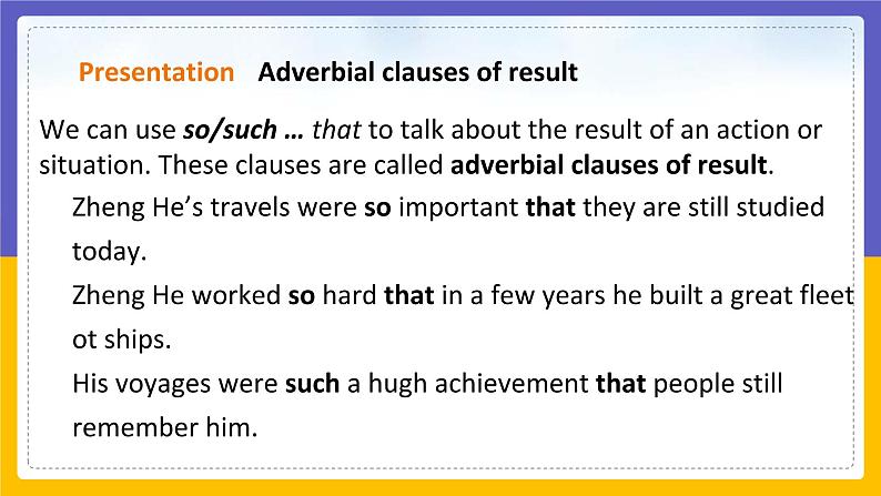 Unit 1 Great explorations Period 3 Grammar课件PPT07