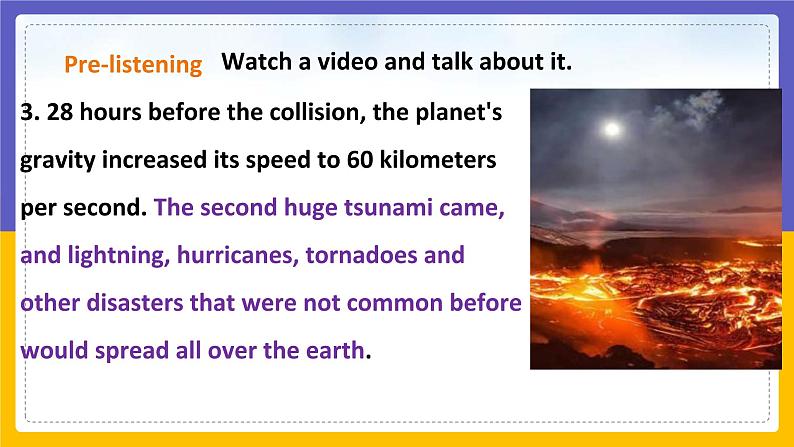 Unit 4 Natural disasters Period 2 Reading II & Listening 课件第8页