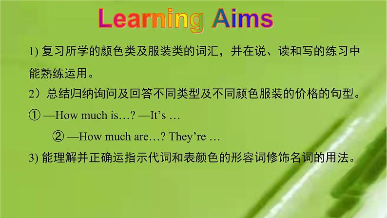 2021-2022学年人教新目标版英语七年级上册Unit 7 Section A Grammar Focus-3c 课件第2页