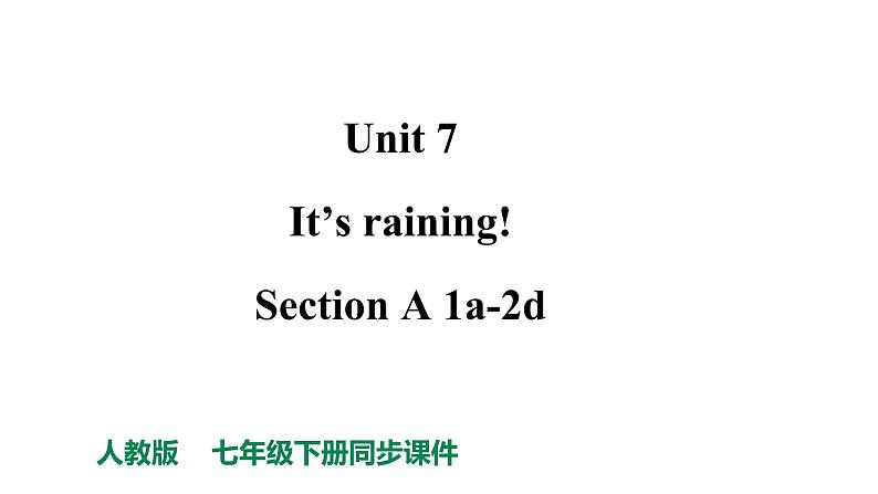 Section A 1a-2d第1页