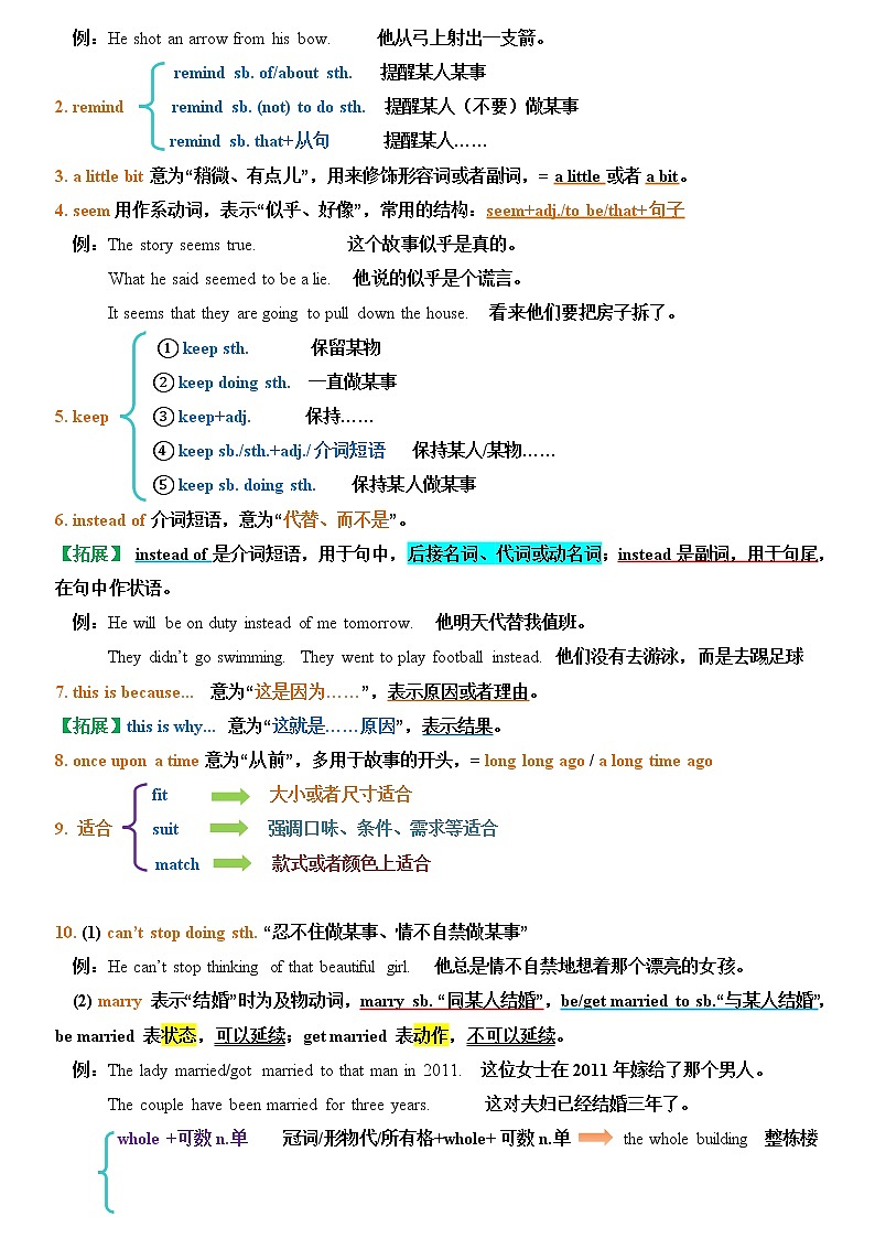 Unit 6(教师专用)-2021-2022学年八年级英语下册同步精品讲义(人教版)02