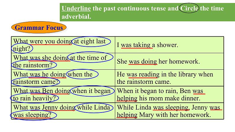 人教新目标八年级英语下册---Unit 5 What were you doing when the rainstorm came Section A 2d&GF-4c 优质课件+ 音视频08