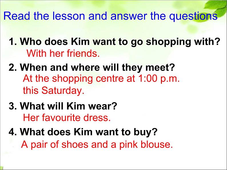 冀教版(三起)英语七年级上册 Unit 2 Colours and Clothes 12:Let 's Go Shopping(课件)第8页
