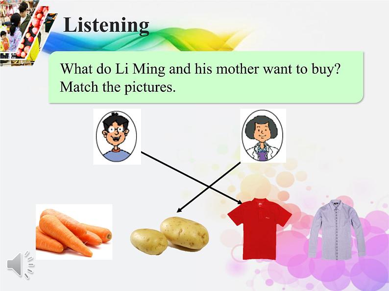 冀教版(三起)英语七年级上册 Unit 6 Let 's Go Lesson32:At the Supermarket(课件)第3页