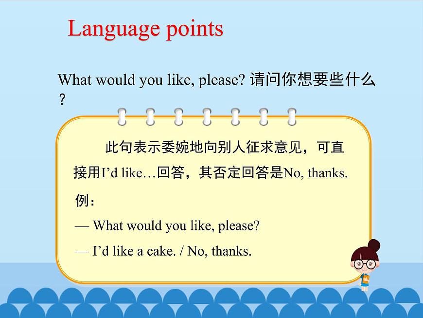 冀教版(三起)英語(yǔ)七年級(jí)上冊(cè) Unit 4 Food and Restaurants-Lesson 23_(課件)第8頁(yè)