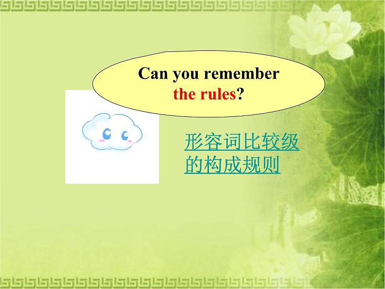 冀教版(三起)英语七年级上册 Unit 6 Let's Go! 形容词和副词的比较级和最高级(课件)02