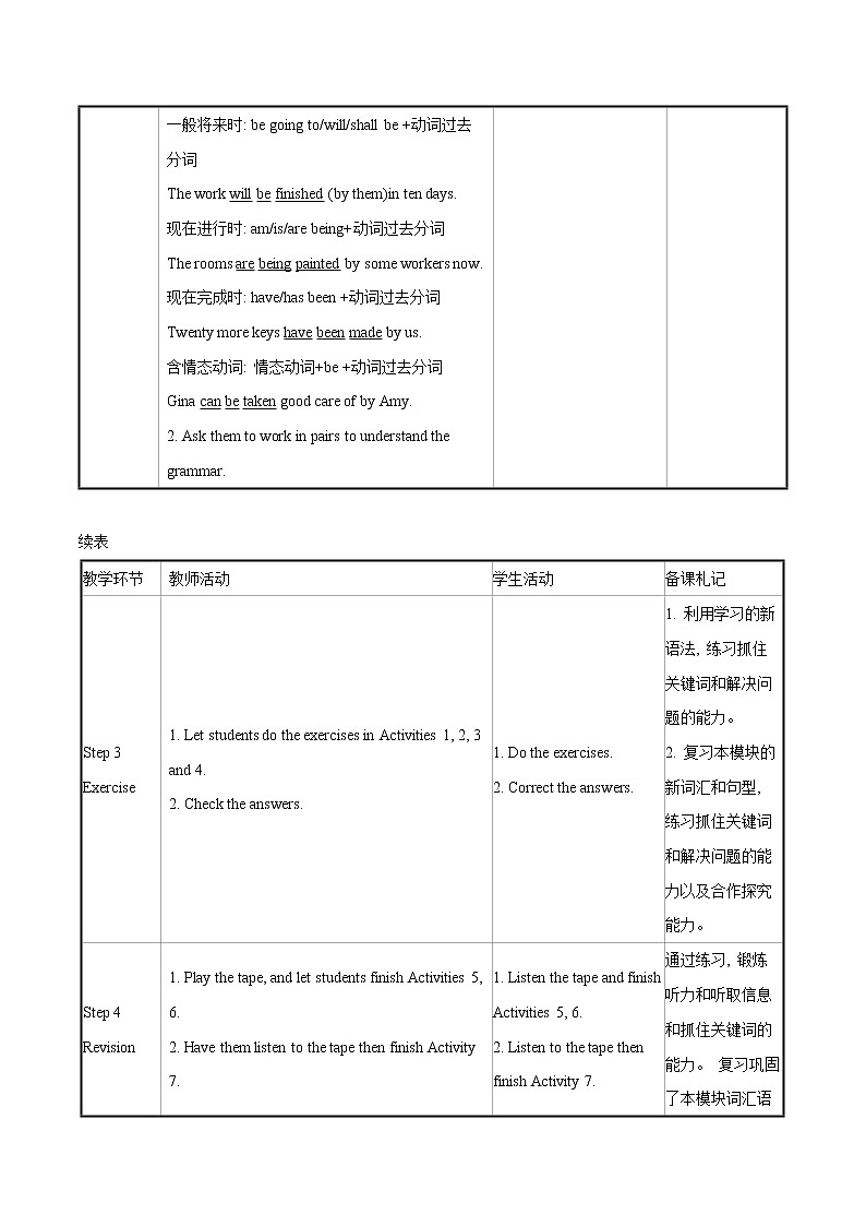Module 6 Eating together Unit 3 Language in use教案 初中英語(yǔ)外研版九年級(jí)下冊(cè)（2022年）第2頁(yè)