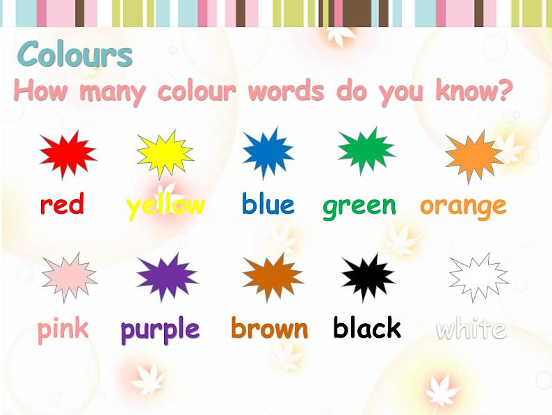 冀教版(三起)英语七年级上册 Unit 2 Colours and Clothes lesson8 Danny 's favourite colour(课件)第2页