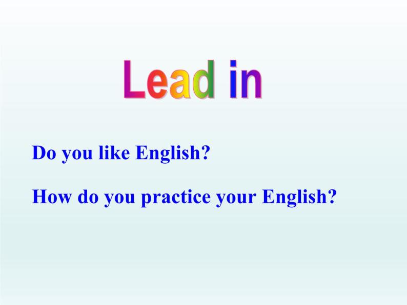 冀教版（三起）英语七年级下册 Unit 5  I Love Learning English! Lesson25（课件）04