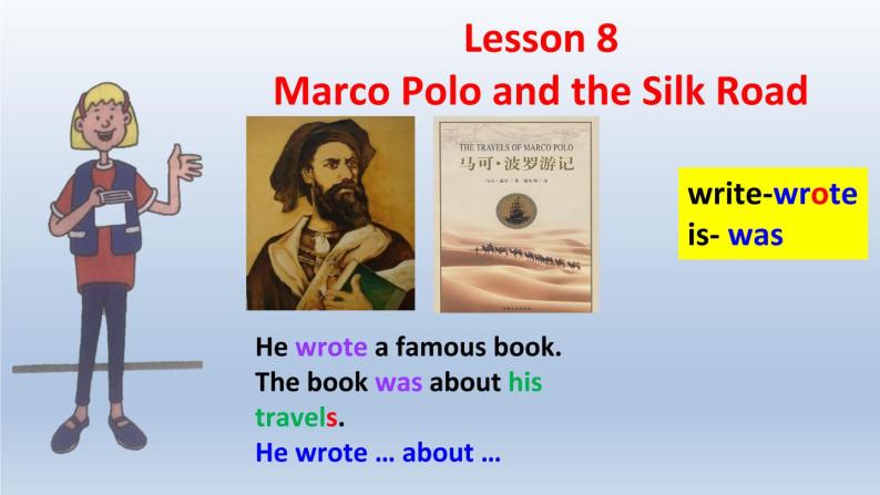 冀教版（三起）英语七年级下册 Unit 2 It's Show Time! Lesson 8 Marco Polo and the Silk Road（课件）02