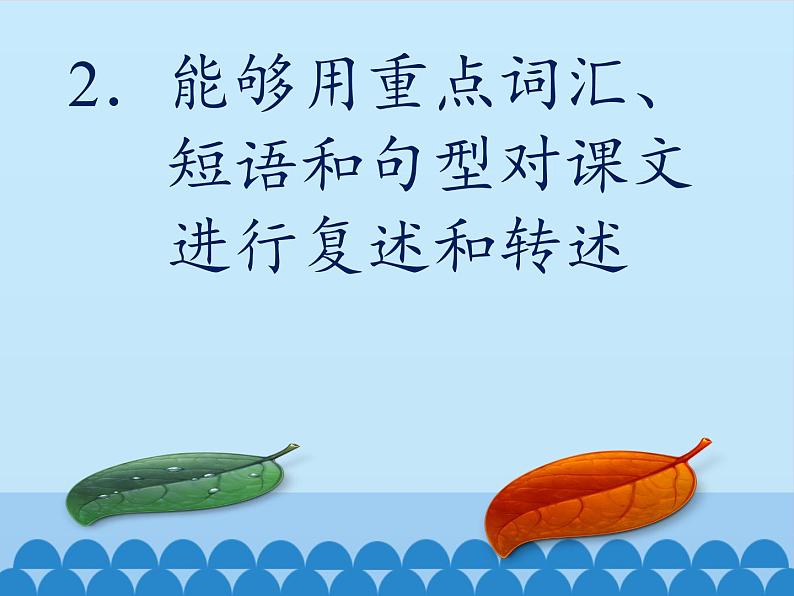 冀教版(三起)英语七年级下册 Unit 5 I Love Learning English!-Lesson 27_(课件)04