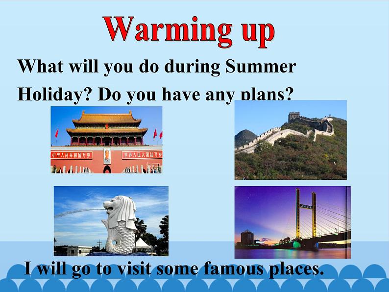 冀教版(三起)英语七年级下册 Unit 8 Summer Holiday Is Coming-Lesson 43_(课件)第2页