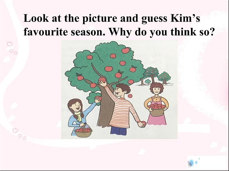 冀教版(三起)英语七年级下册 Unit 6  Seasons-Lesson 33 Kim’s Favourite Season(课件)03