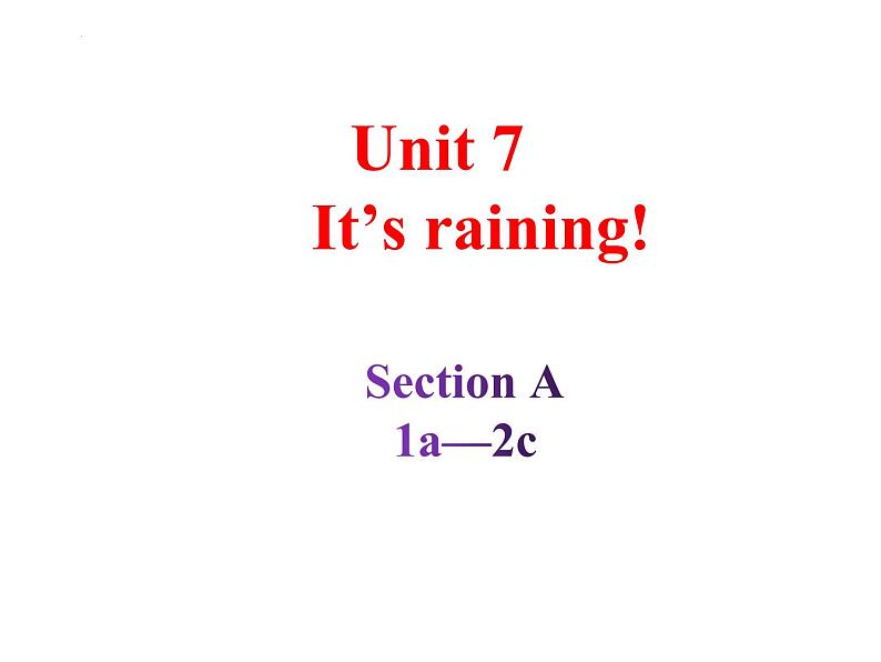 Unit7SectionA1a—2c课件人教版七年级英语下册第1页