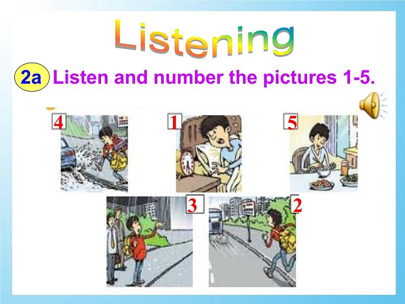 八年级下册Unit 5 What were you doing when the rainstorm came Section A (1a-2d)课件第7页