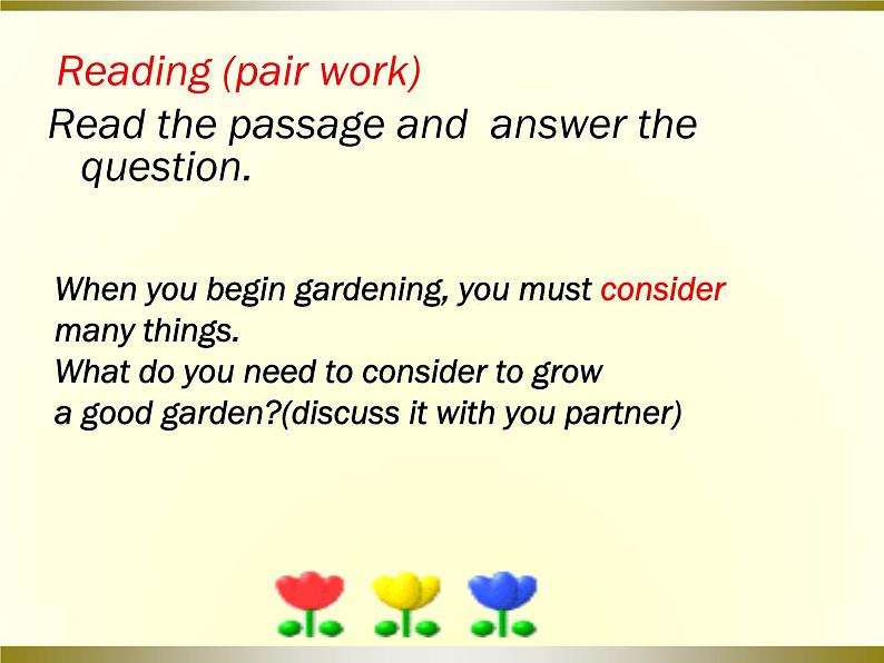 冀教版(三起)英语八年级下册 Lesson 10 Make your garden grow(课件)第4页
