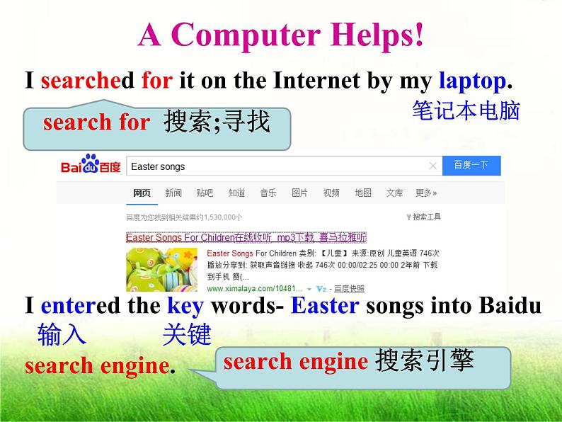 冀教版(三起)英语八年级下册 Lesson 20 A Computer Helps!(课件)03