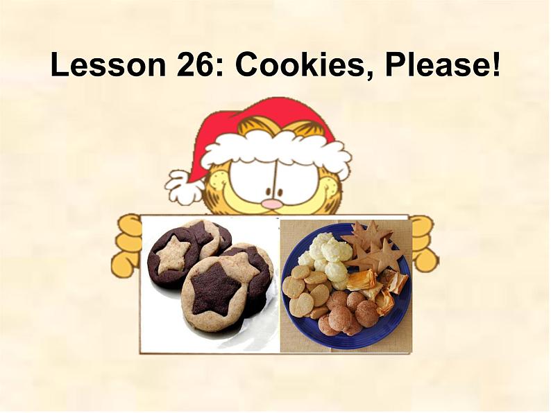 冀教版(三起)英语八年级下册 Lesson 26 Cookies,Please(课件)第3页