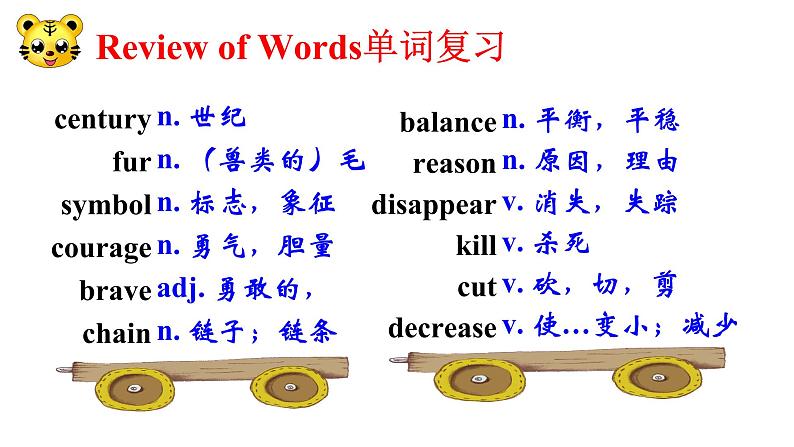 冀教版(三起)英语八年级下册 Lesson 17 Save the Tigers (课件)06