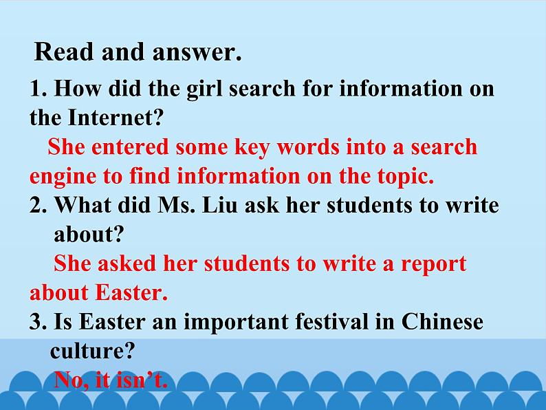 冀教版(三起)英语八年级下册 Unit 4 The Internet Connects Us Lesson 20_(课件)第6页