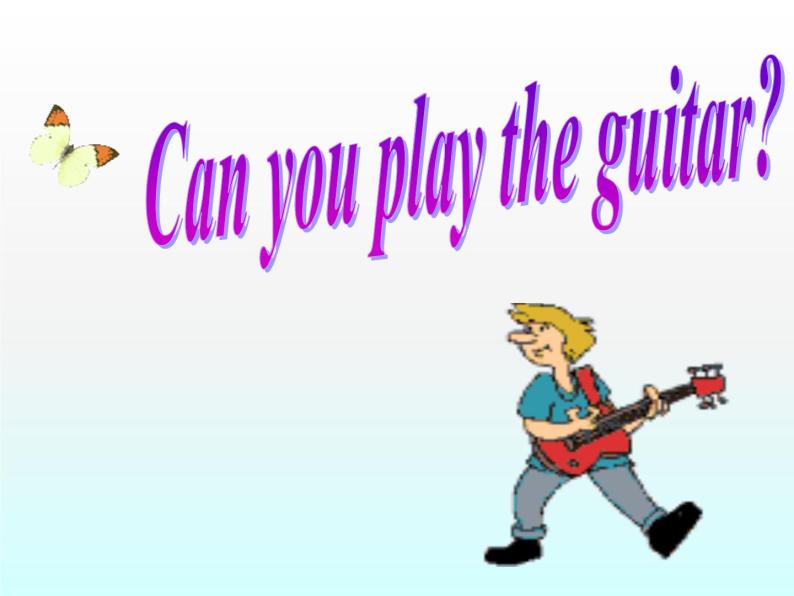 人教新目标(Go for it)版英语七年级下 Unit1 Can you play the guitar Section A_7 课件01