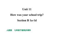 人教新目标七年级英语下册--Unit 11 How was your school trip_ Section B 1a-1d课件+ 音频