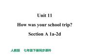 人教新目标七年级英语下册--Unit 11 How was your school trip_ Section A 1a-2d课件+ 音视频