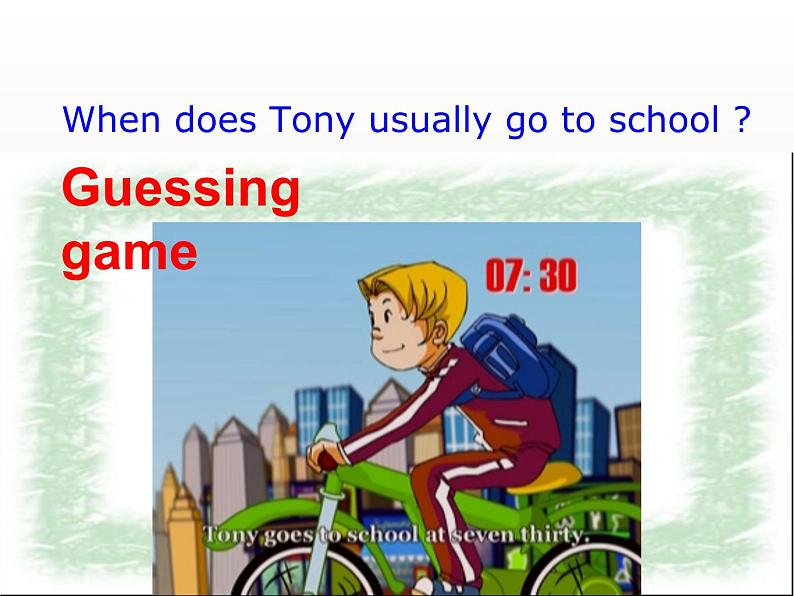 人教新目标(Go for it)版英语七年级下 Unit 2 What time do you go to school? Section B_6 课件第6页